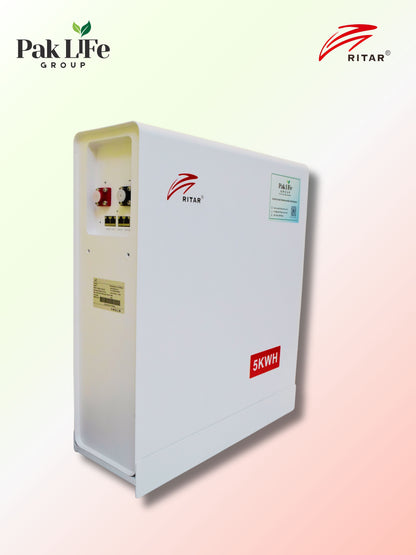 RITAR POWER Lithium Battery Model BAT-5KWH IP54 (5 Year Warranty)